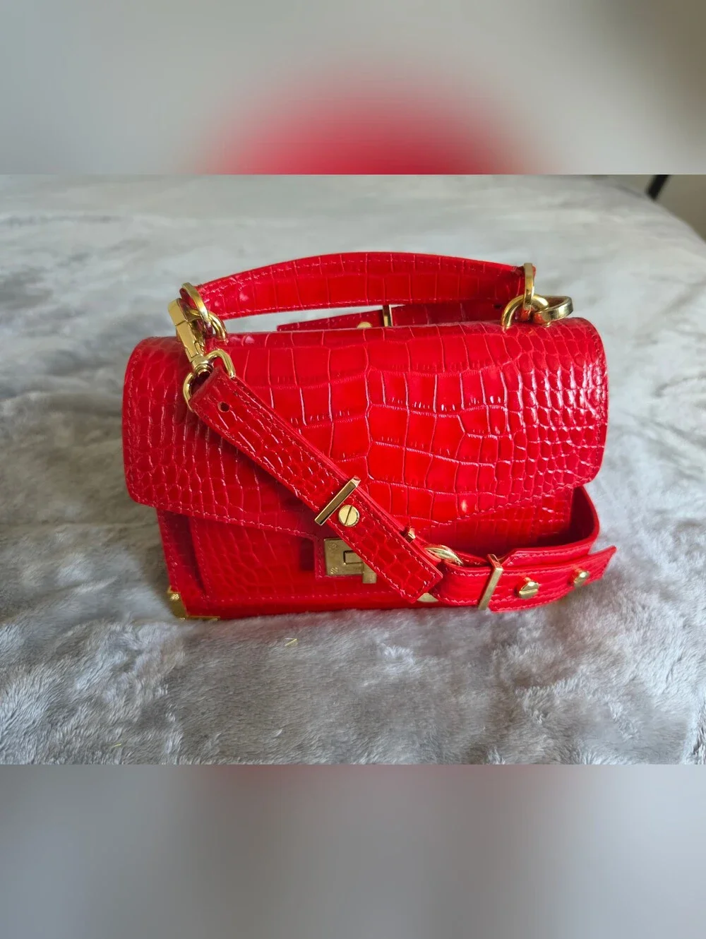 Kooples Emily Leather Crossbody Bag